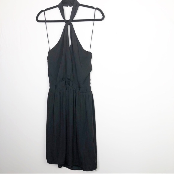 𝅺D R A Los Angeles Small black Jay Choker halter mini dress - Picture 8 of 10